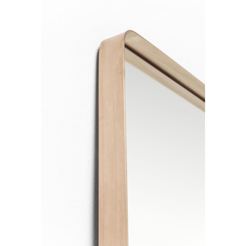 Mirror Curve Rectangular Copper 200x70cm Kare Design