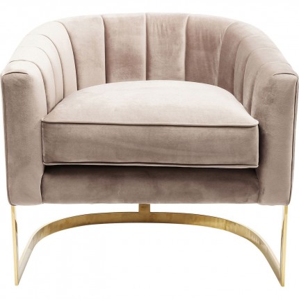 Fauteuil Pure Elegance velours Kare Design