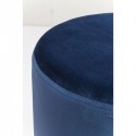 Tabouret Cherry bleu pétrole et laiton Kare Design