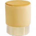 Tabouret Cherry ocre et laiton Kare Design