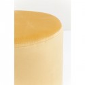 Tabouret Cherry ocre et laiton Kare Design