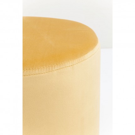 Tabouret Cherry ocre et laiton Kare Design