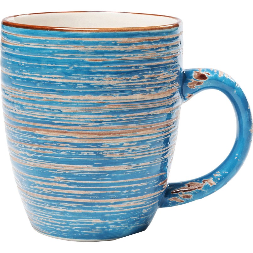 Mugs Swirl Blue set de 6 Kare Design