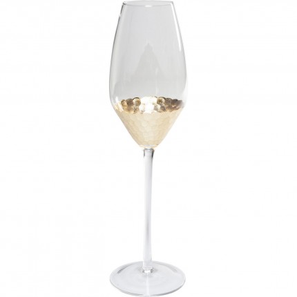 Champagne Glass Gobi (6/set) Kare Design