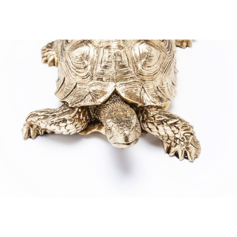 Déco Turtle dorée 11cm Kare Design