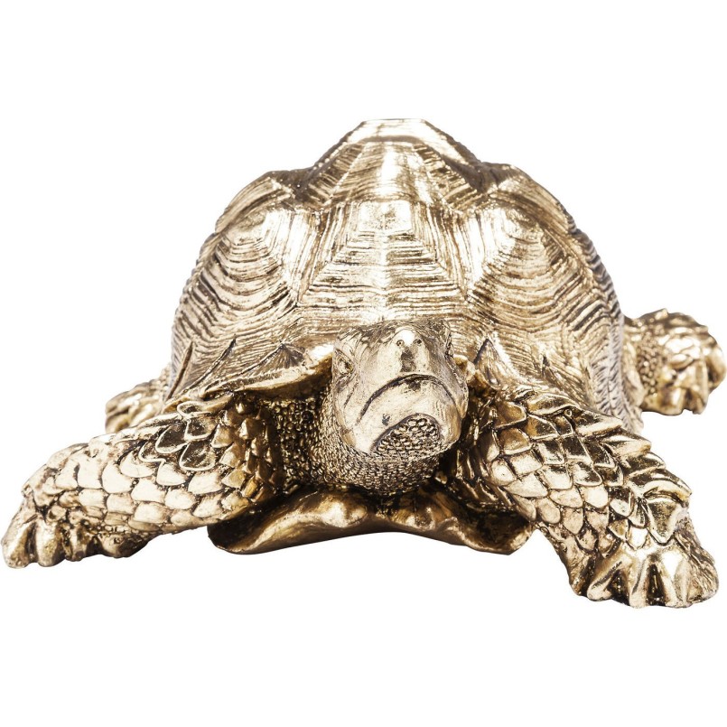 Déco Turtle dorée 11cm Kare Design