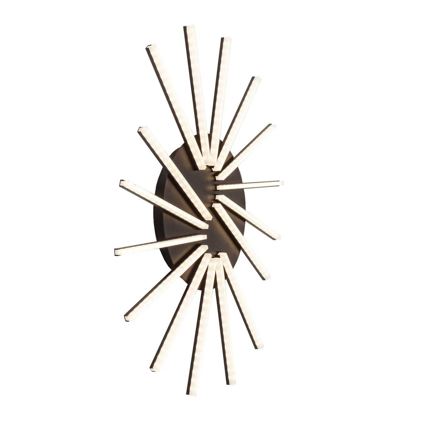 Applique Radiation noir LED Kare Design