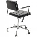Chaise de bureau pivotante Dottore noir Kare Design