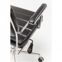 Chaise de bureau pivotante Dottore noir Kare Design