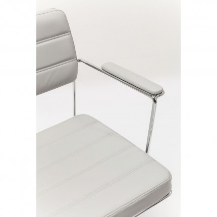 Chaise de bureau pivotante Dottore grise Kare Design