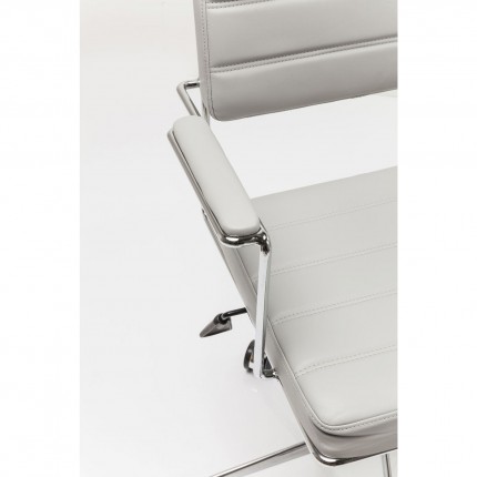 Chaise de bureau pivotante Dottore grise Kare Design