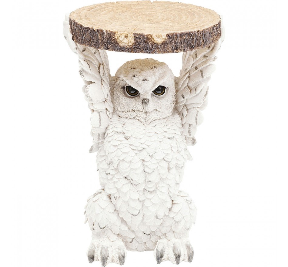 Table d'appoint Animal Owl 35cm Kare Design