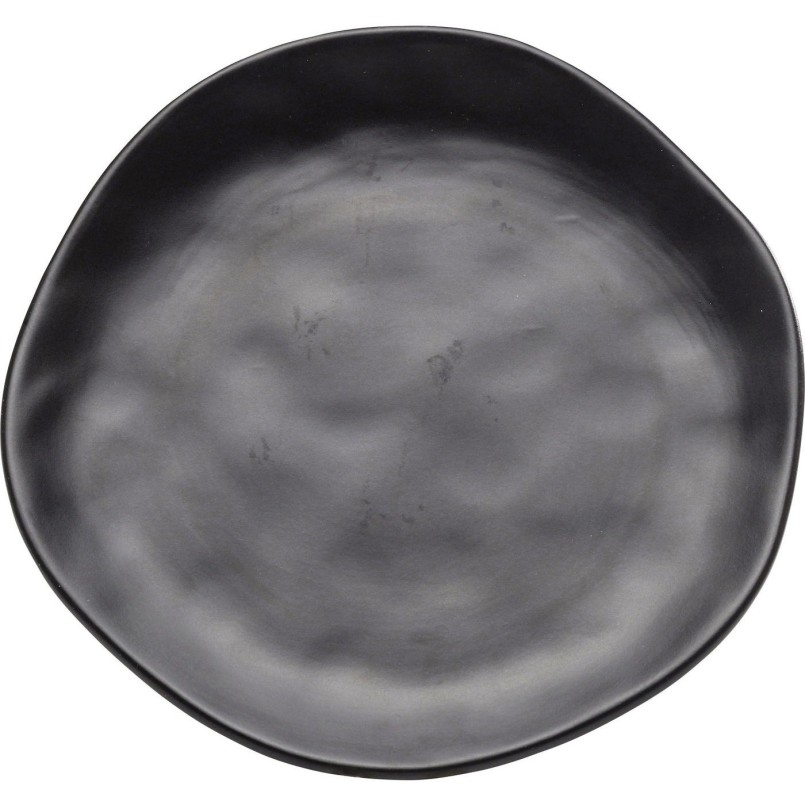 Assiettes Organic noires 20cm set de 4  Kare Design
