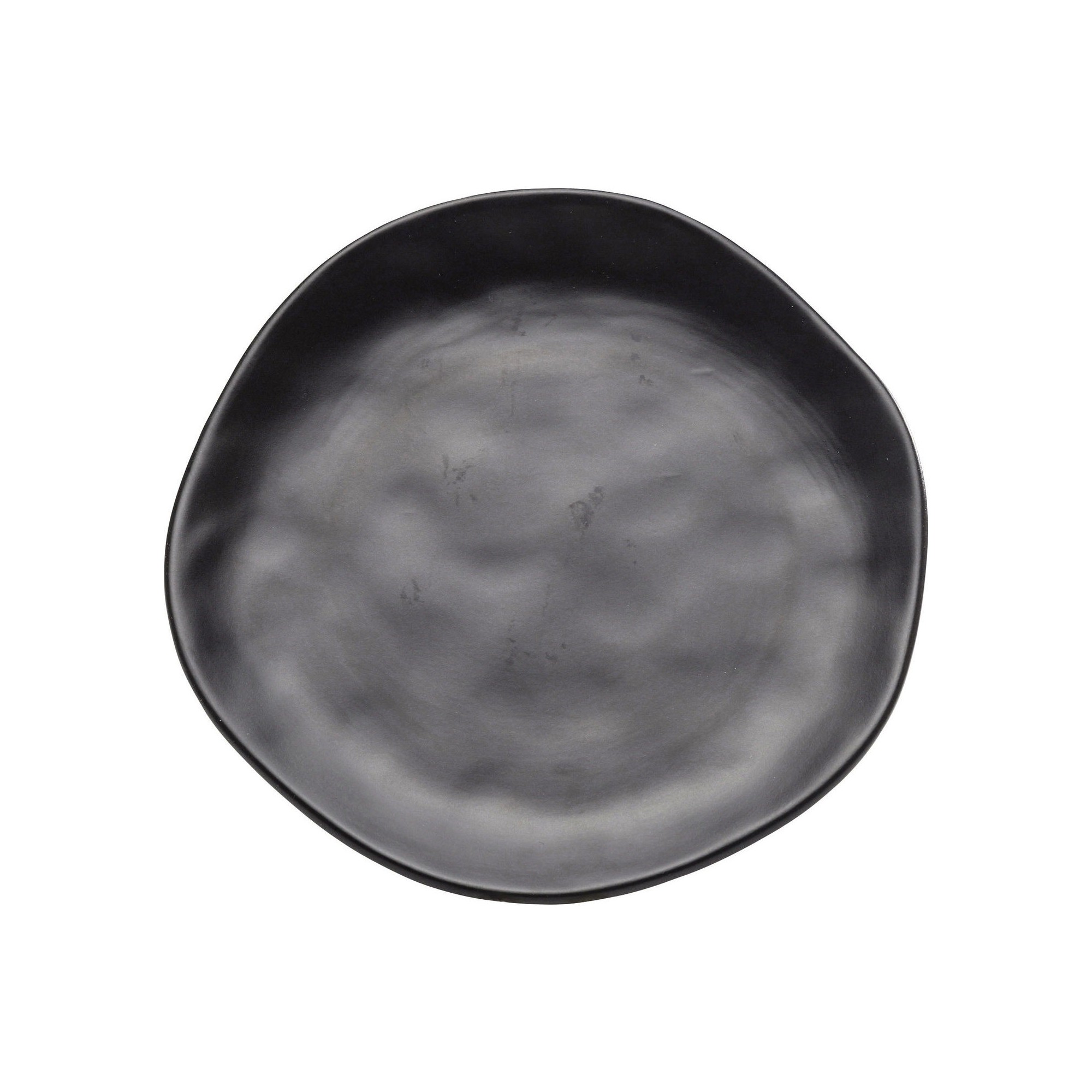 Assiettes Organic noires 26cm set de4  Kare Design