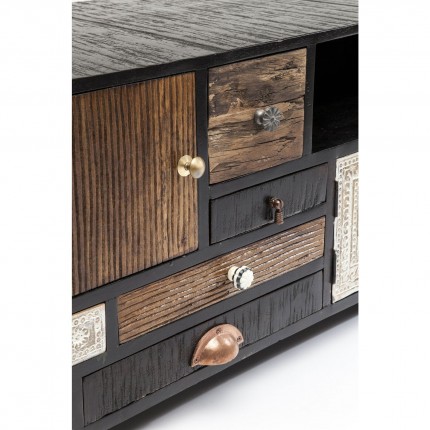 Buffet bas Finca 3 portes 9 tiroirs Kare Design