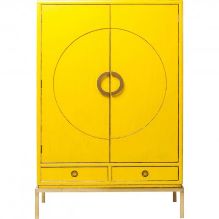 Armoire Disk jaune Armoire Disk jaune