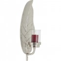 Bougeoir Leaf argent