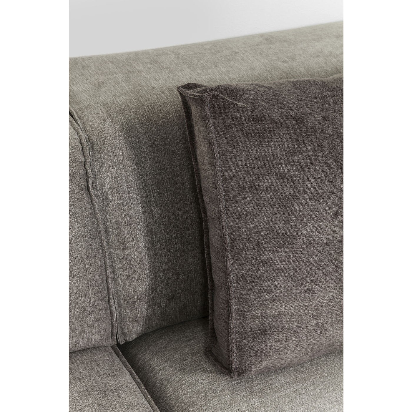 Méridienne gauche d'angle canapé Infinity gris Kare Design
