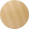 Plateau de table Invitation rond chêne 120cm Kare Design