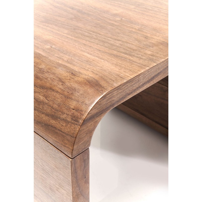 Bureau Soft Snake noyer 150x70cm