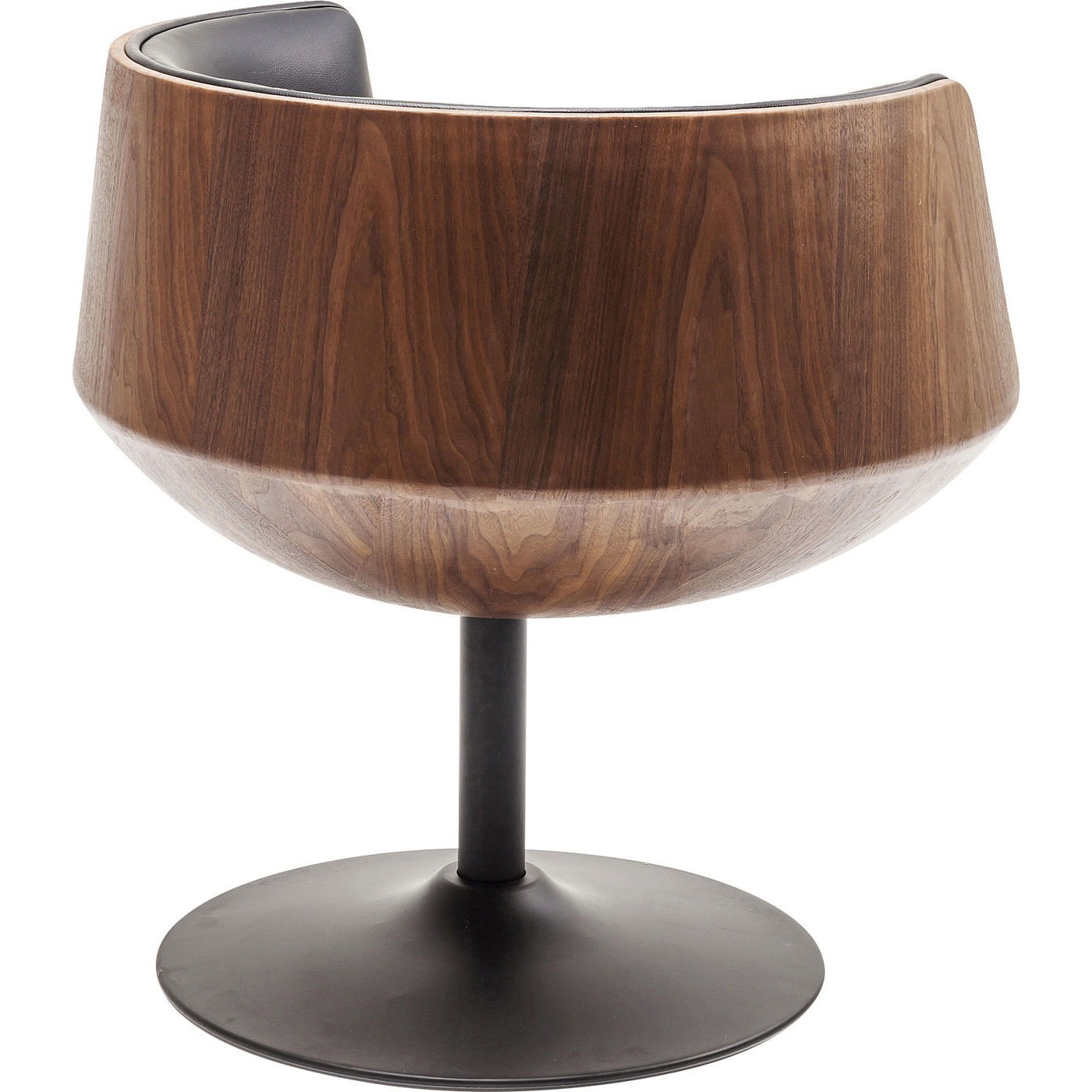 Fauteuil pivotant Soft noyer Kare Design