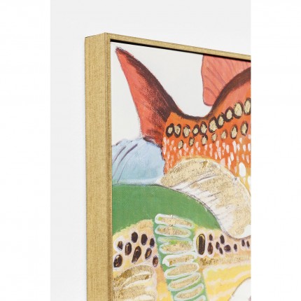 Tableau Touched Fish Meeting One 70x100cm Kare Design