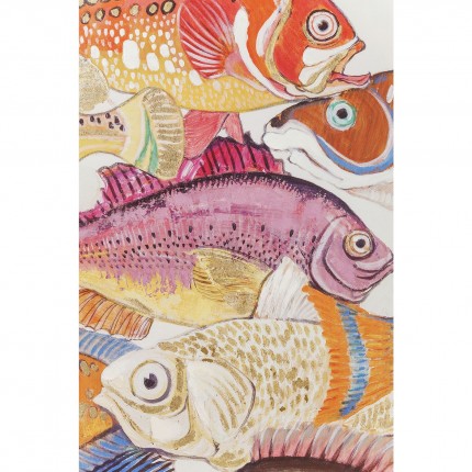 Tableau Touched Fish Meeting One 70x100cmKare Design