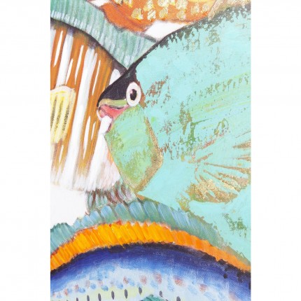 Tableau Touched Fish Meeting Two 70x100cm Kare Design