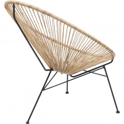 Fauteuil de jardin Spaghetti nature Kare Design