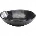 Assiettes creuses Organic noire 22cm set de 4 Kare Design