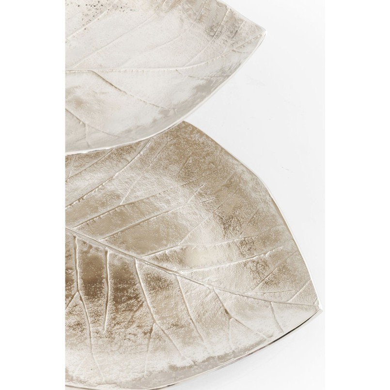 Déco Leaf argent 45cm Kare Design