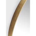 Miroir Curve rond laiton 100cm Kare Design