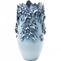 Vase Butterflies bleu clair 50cm Kare Design