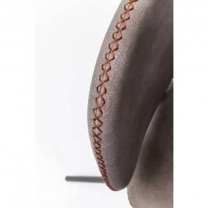 Chaise Barber marron Kare Design