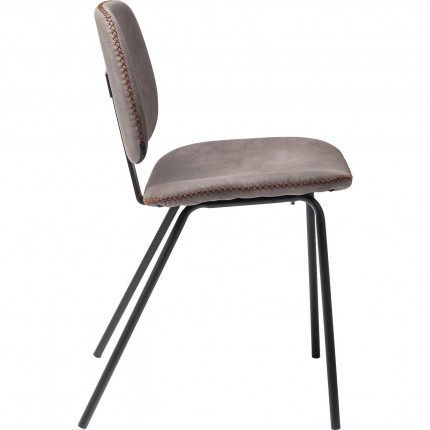 Chaise Barber marron Kare Design