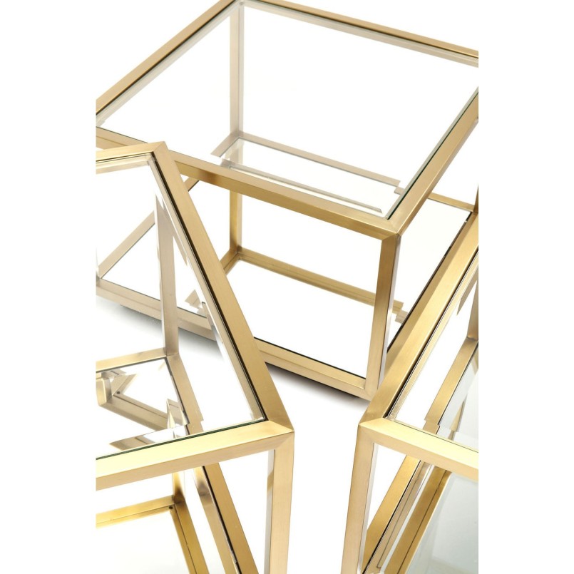 Tables basses Luigi set de 4 Kare Design