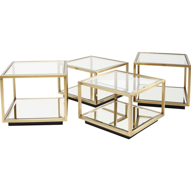Tables basses Luigi set de 4 Kare Design