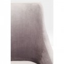 Chaise Mode velours grise Kare Design