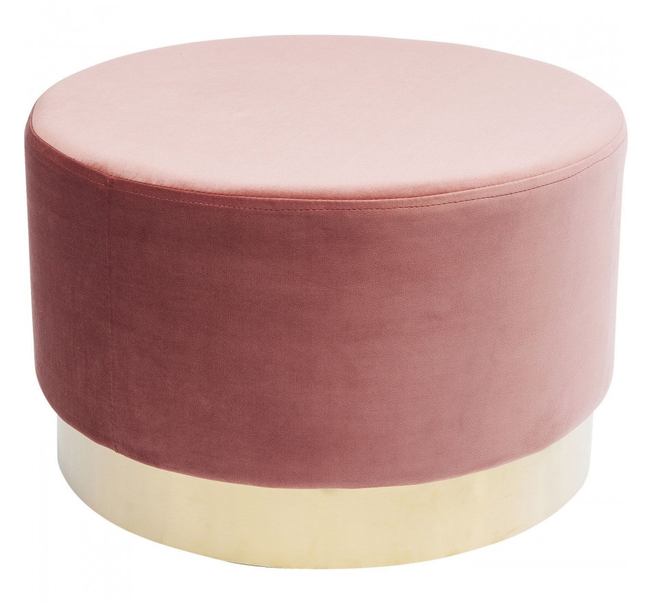 Tabouret Cherry mauve et laiton Kare Design