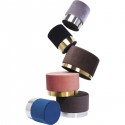 Tabouret Cherry mauve et laiton Kare Design