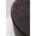 Tabouret Cherry Eclipse gris anthracite et chrome Kare Design