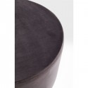 Tabouret Cherry Eclipse gris anthracite et chrome Kare Design
