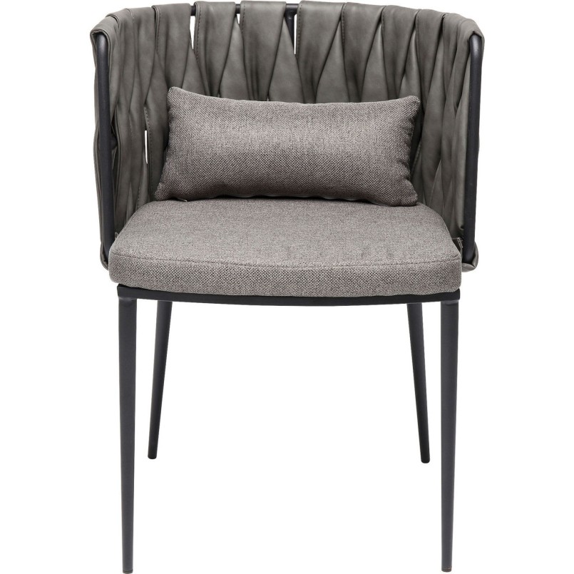 Chair with Armrest Cheerio incl. Cushion Kare Design