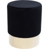 Stool Cherry Black Brass  Ø35cm Kare Design
