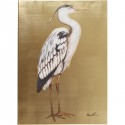 Tableau Touched Heron Right 70x50cm Kare Design
