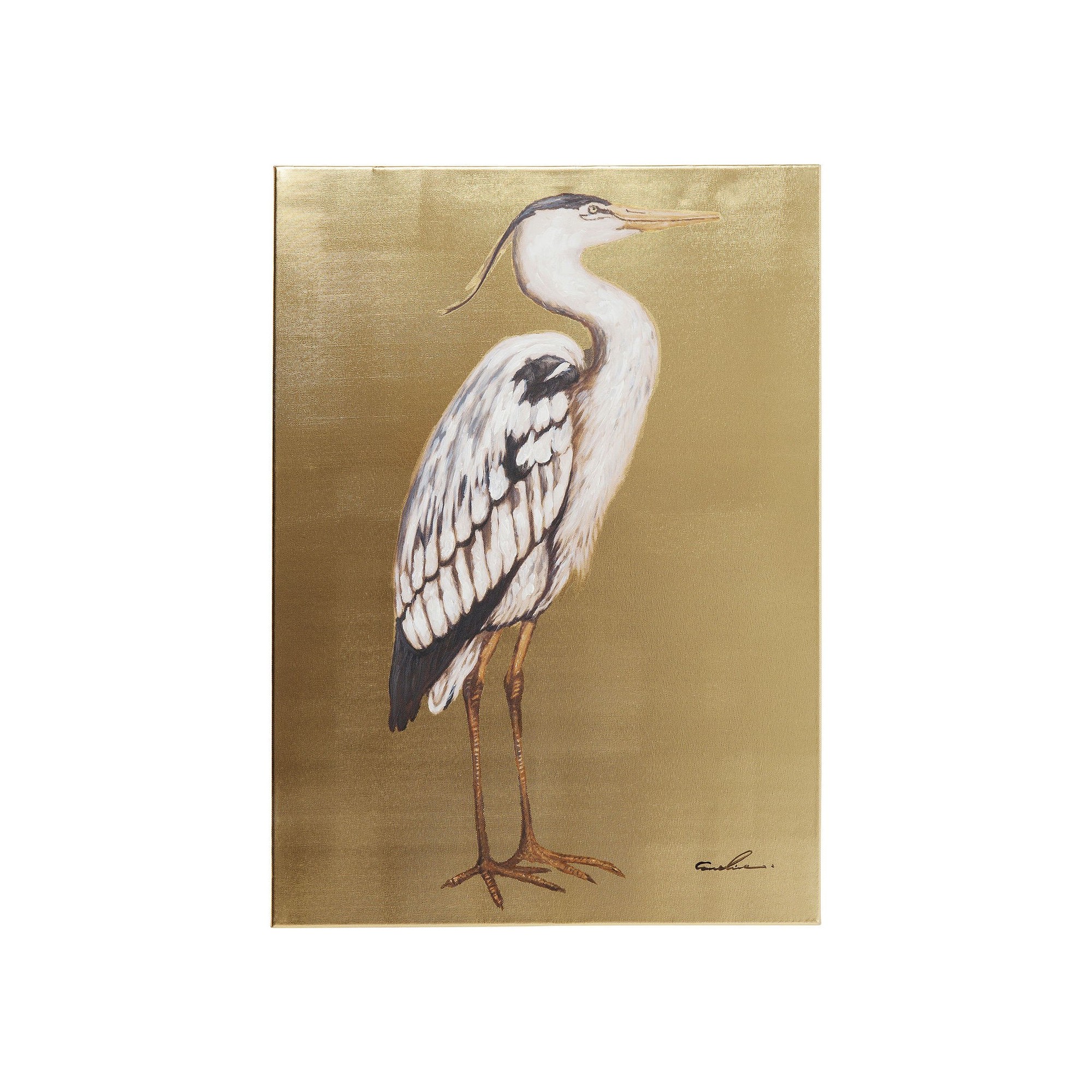 Tableau Touched Heron Right 70x50cm Kare Design