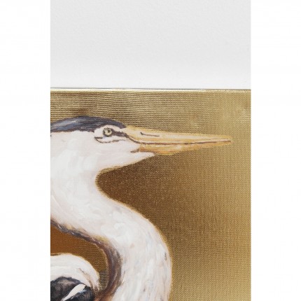 Tableau Touched Heron Right 70x50cm Kare Design