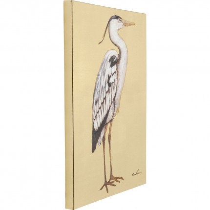 Tableau Touched Heron Right 70x50cm Kare Design