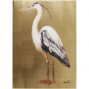 Tableau Touched Heron Left 70x50cm Kare Design