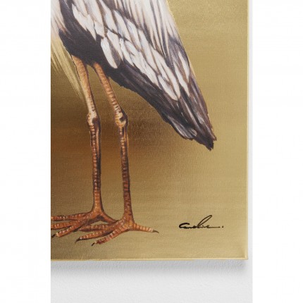 Tableau Touched Heron Left 70x50cm Kare Design